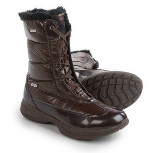 Tecnica Catrine Lace III Brown Winter Snow Boots Womens Size 6.5